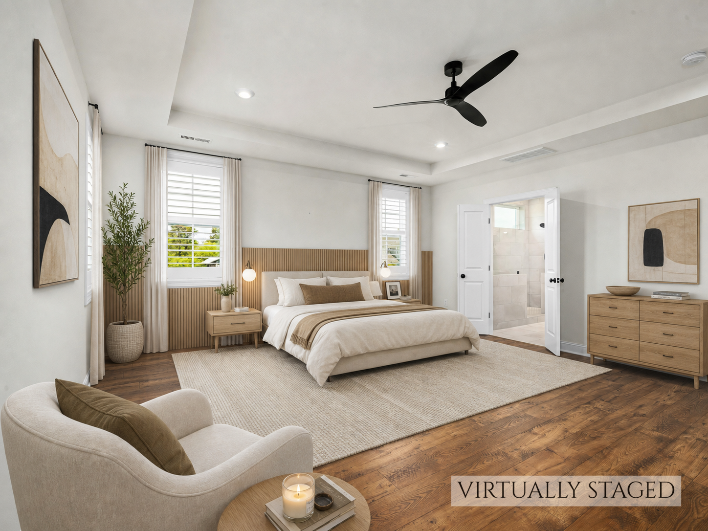 Staged Primary Suite
